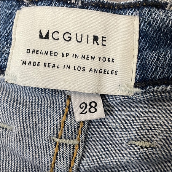 McGuire Georgia May High Rise Distressed Jean Shorts size 28 - Picture 6 of 11